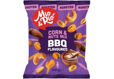 Riekstu un kukurūzas maisījums MIO&RIO BBQ 150g