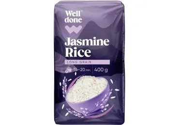Rīsi jasmīna WELL DONE 400g