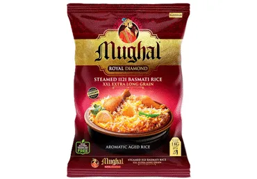 Rīsi MUGHAL Royal Diamond tvaicēti gargraudu 1kg