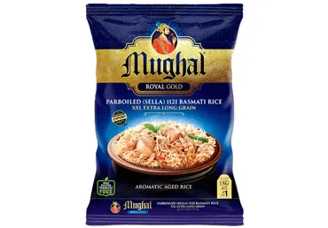 Rīsi MUGHAL Royal Gold tvaicēti gargraudu 1kg