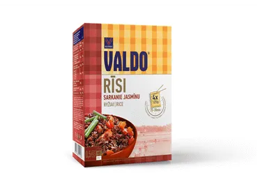 Rīsi VALDO sarkanie jasmīnu 4x125g