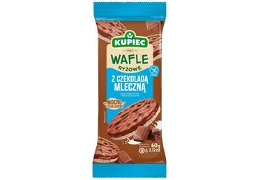 Rīsu galetes KUPIEC ar piena šokolādi 60g