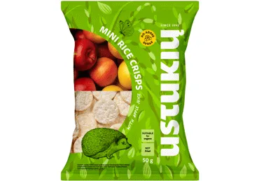Rīsu kraukšķi USTUKIU ar ābolu sulu 50g