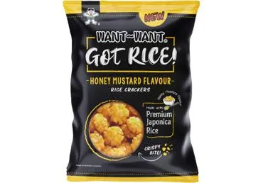 Rīsu krekeri medu un sinepju garšu WANT WANT 85g
