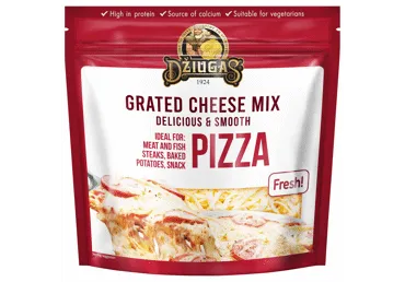 Rīvēta siera mais. Džiugas picai 200g