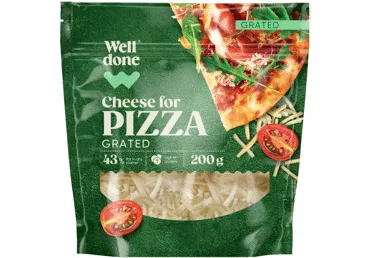 Rīvēts siers picai WELL DONE 43% 200g