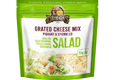 Siers cietais rīvēts salātiem 200g, Džiugas