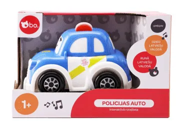 Rotaļu policijas auto BO.