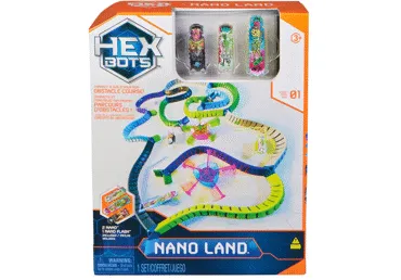 Rotaļu trase Nanozeme HEX BOTS