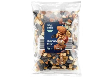 Rozīņu riekstu maisījums Harmony WELL DONE 500g