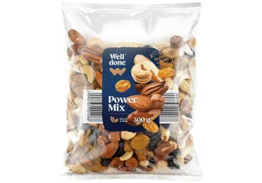Rozīņu-riekstu maisījums Power Mix WELL DONE 300g