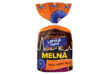 Rudzu maize Melnā Latvijā cepts! LATVIJAS MAIZNIEKS 280g