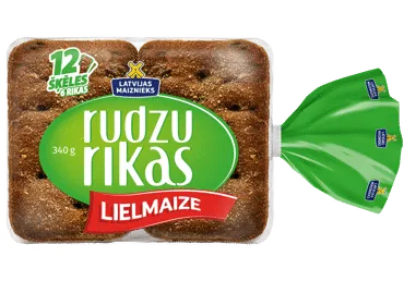 Rudzu rikas Lielmaize LATVIJAS MAIZNIEKS 340g