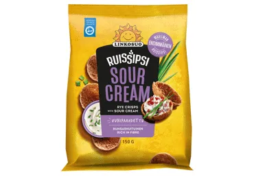 Rudzu sausiņi LINKOSUO ar skābo krējumu 150g
