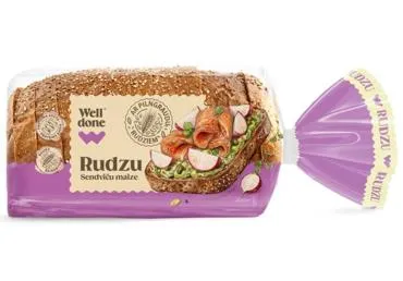 Rudzu sendviču maize WELL DONE 370g