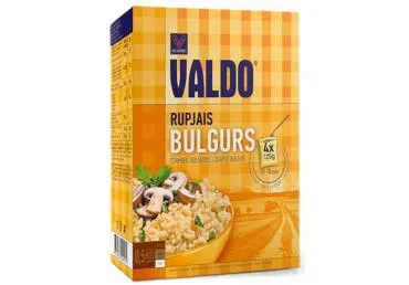 Rupjais bulgurs VALDO 4x125g