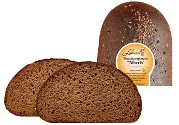 Rupjmaize Alberts LIELEZERS plaucēta šķēlēs 400g