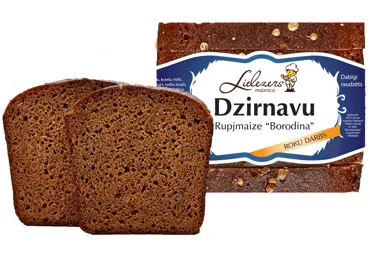 Rupjmaize LIELEZERS Borodinas dzirnavu 250g