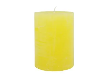 Rustik cilindrsvece dzeltena 6x8cm