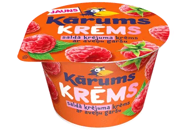 Saldā krējuma krēms KĀRUMS aveņu 150g