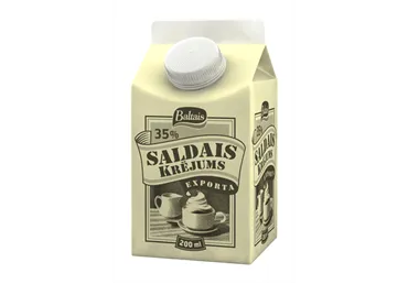 Baltais Saldais krējums EXPORTA 35% 200g