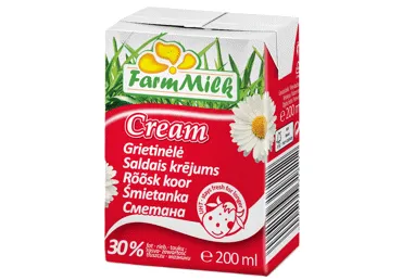Saldais krējums FARM MILK 30% 200ml