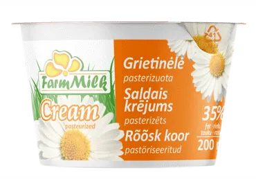 Saldais krējums FARM MILK 35% 200ml