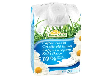 Saldais krējums FARM MILK UHT 10% 200ml
