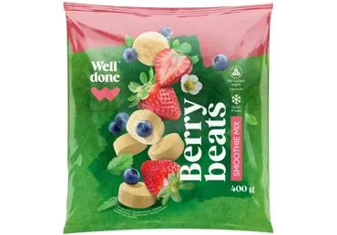 Sald.augļu Mix smūtijiem sark. WD 400g