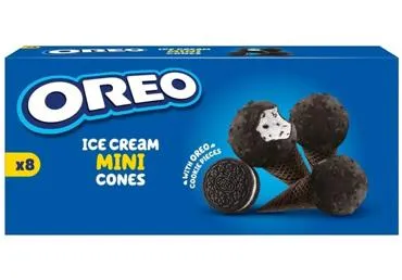 Saldējumi Mini Cones OREO 8x17g
