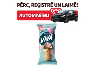 Saldējums ar cukurvates garšu SUPER VIVA 93g