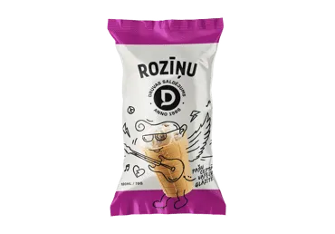 Saldējums Druva vaniļas ar rozīnēm 120ml/70g