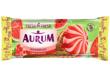 Saldējums AURUM ar arbūzu garšu 98g