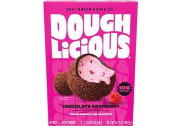 Saldējums aveņu DOUGHLICIOUS 192g