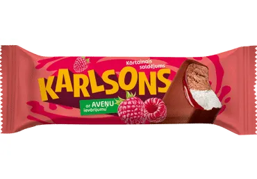 Saldējums Karlsons aveņu 100ml/75g