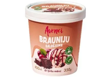 Saldējums brauniju ar ķiršu mērci AVENEI 350g