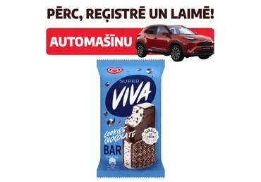 Saldējums SUPER VIVA Cookie Choco Bar 90ml (59g)