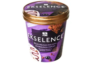 Saldējums EKSELENCE upeņu balzams-braunijs 270g