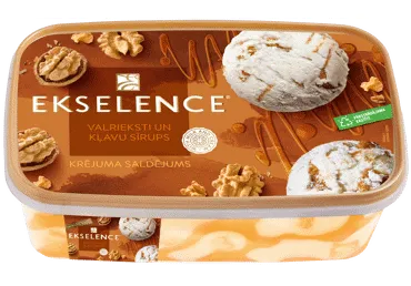 Saldējums EKSELENCE valriekstu-kļavu sīrupa 480g