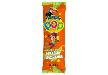 Saldējums JUNGLE POP ar apelsīnu garšu  65g
