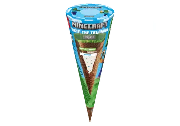 Saldējums konusā MINECRAFT 83g