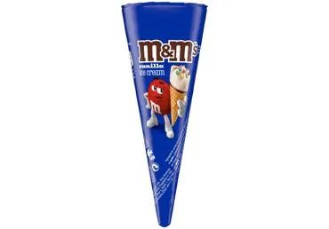 Saldējums konusā M&MS 59g
