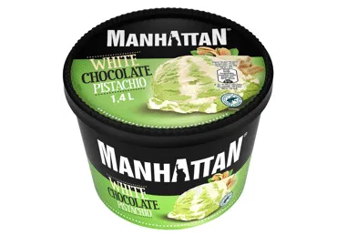 Saldējums MANHATTAN ar pistācijām 700g