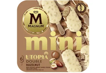 Saldējums Mini Double Hazelnut MAGNUM 6x46g