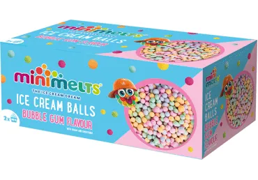 Saldējums MINI MELTS Bubble Gum 100g
