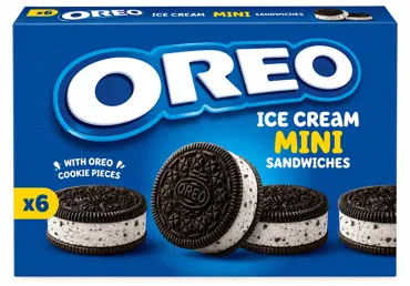 Saldējums Mini Sandwich OREO 6x34g