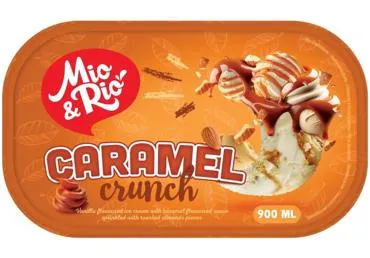 Saldējums MIO&RIO Caramel Crunch 505g