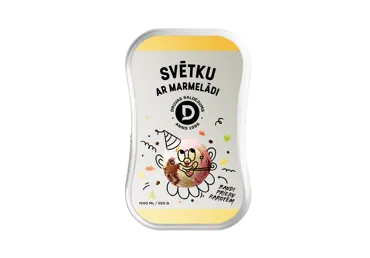 Saldējums Druva olu liķiera ar marm,šok, roz 1000ml/500g