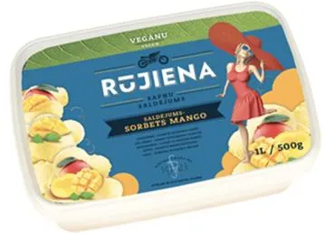 Saldējums RŪJIENA mango sorbets 500g