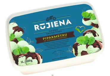 Saldējums RŪJIENA piparmētru-šokolādes 550g